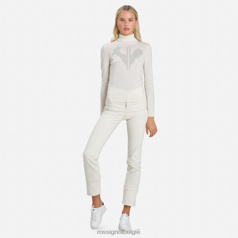 vrouwen klassieke coltrui wit toppen Rossignol NF00D864