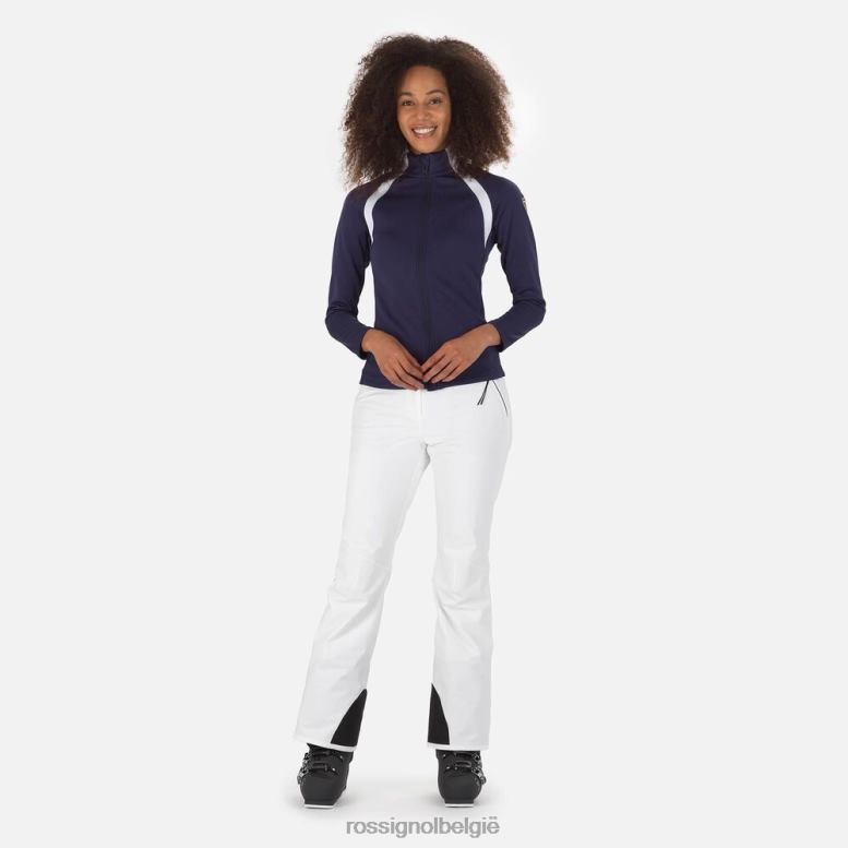 vrouwen luchtfoto fleece met volledige ritssluiting donkermarine toppen Rossignol NF00D1075