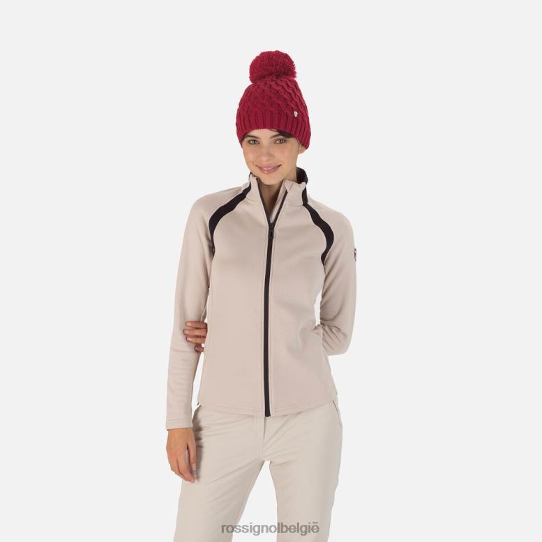 vrouwen luchtfoto fleece met volledige ritssluiting wilde duif toppen Rossignol NF00D992